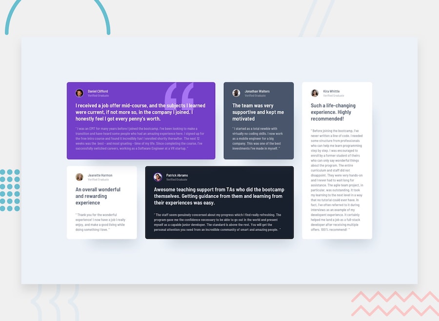 Results sumamry component preview